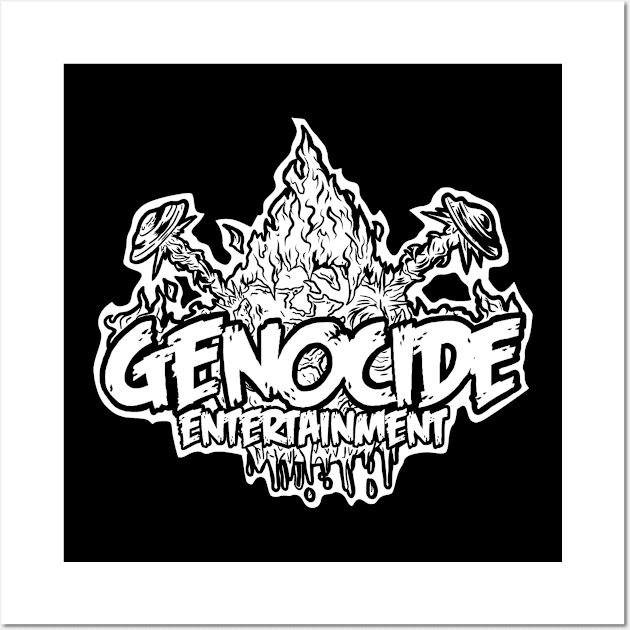 Genocide Invasion (White) Wall Art by GenocideEntertainment